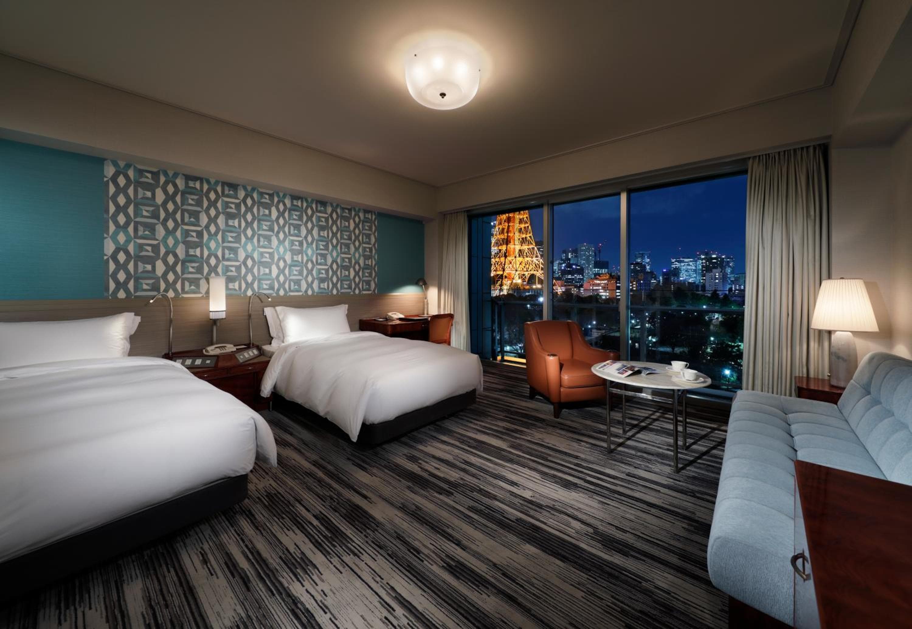 Deluxe Twin Room with Tokyo Tower View - Non Smoking (Extra bed added for 3rd adult person)