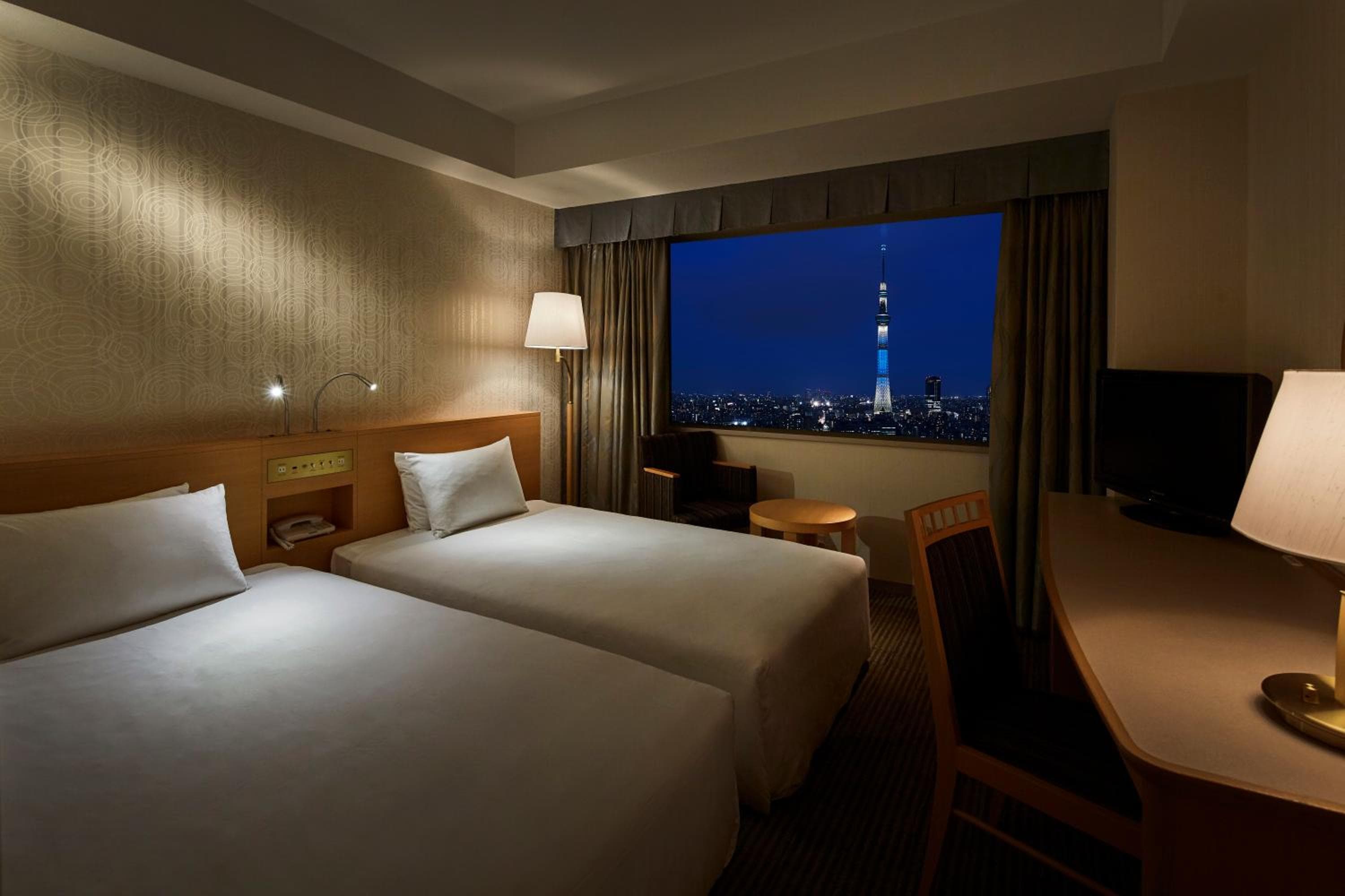 Economy Twin Room with Tokyo Sky Tree View - Non-Smoking