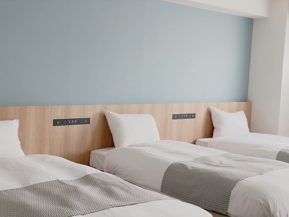 Standard Triple Room Shower Room And Toilet/Non-Smoking Western Style Triple Bed With Plan [Room Only] Standard